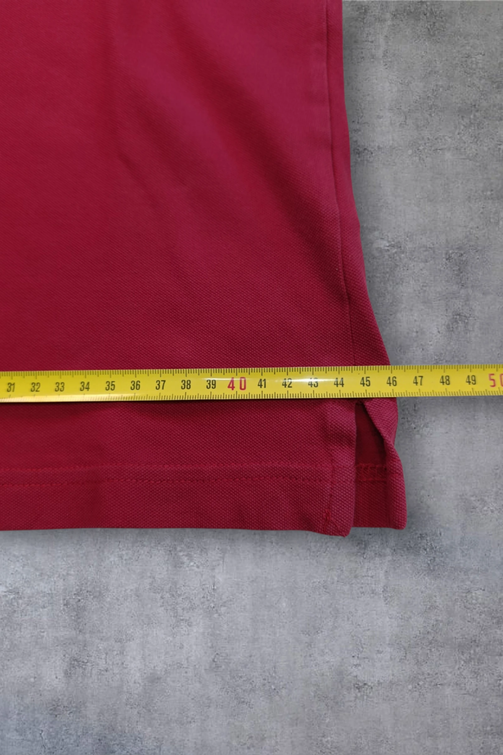 | Polo Hollister Stretch Hombre | Color Rojo Burdeos | Manga Corta | Talla XS | – photo 7